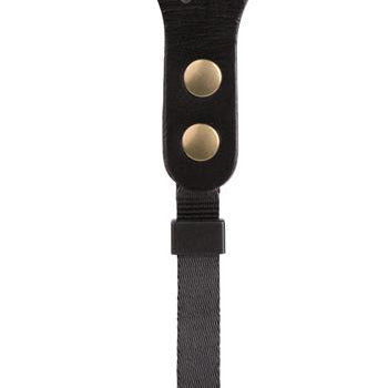 Camera Wrist Strap – Black / Earth Leather