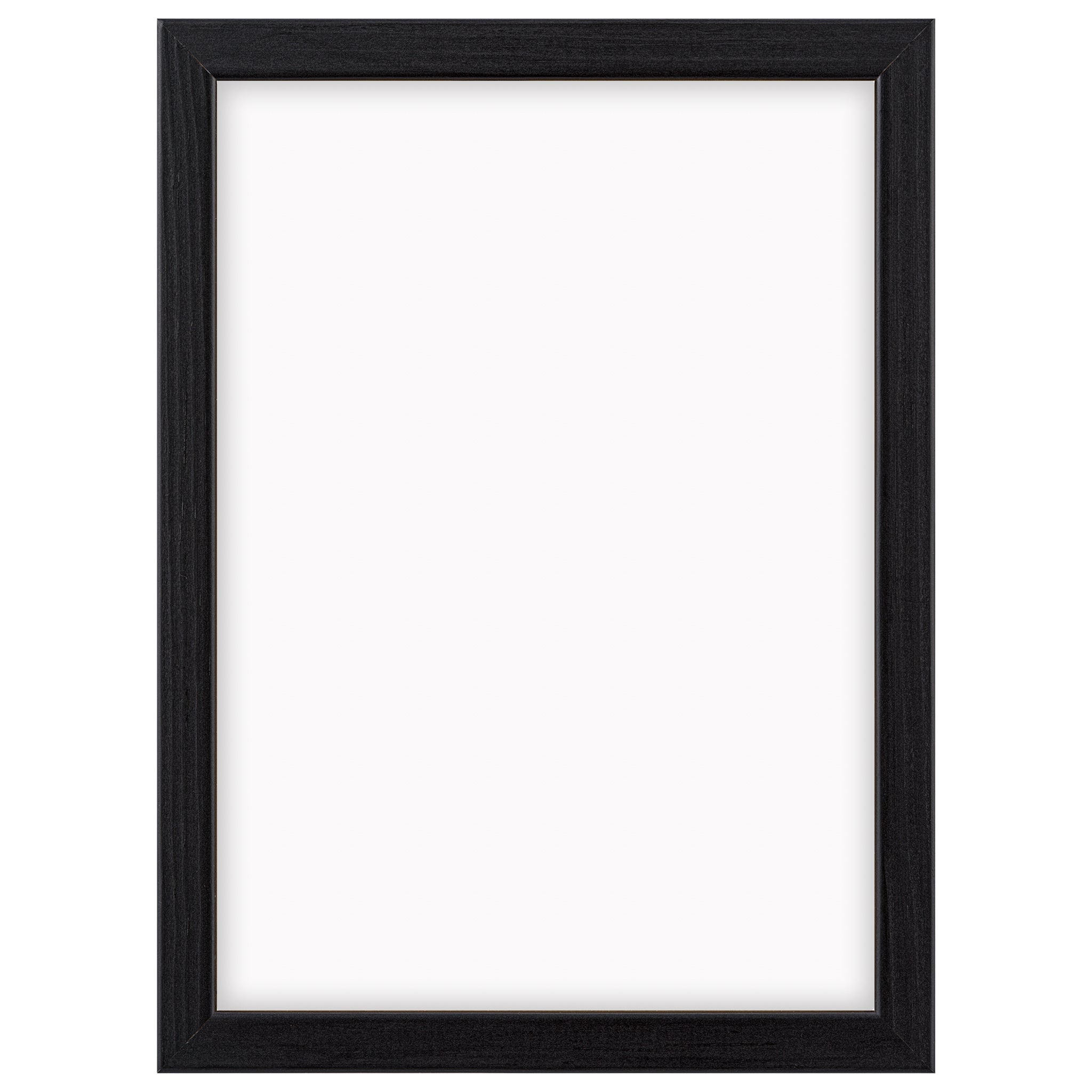DÖRR Echtholz-Bilderrahmen Woody in Schwarz mit schmaler Rahmenleiste und Acrylscheibe