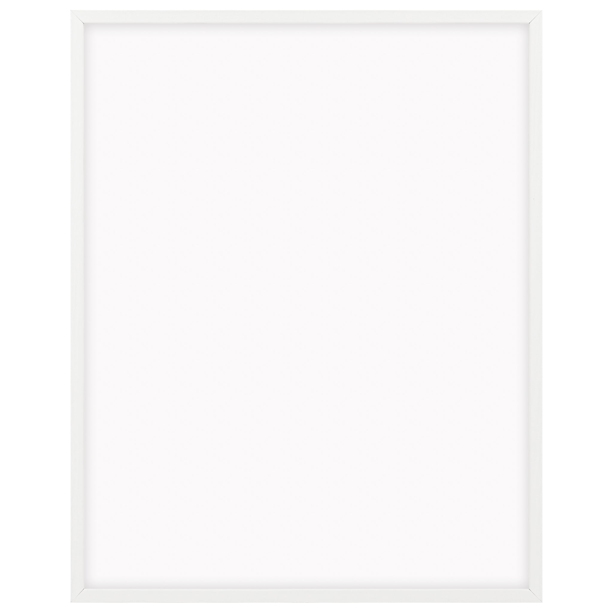 DÖRR Echtholz-Bilderrahmen Woody in Weiß mit schmaler Rahmenleiste und Acrylscheibe