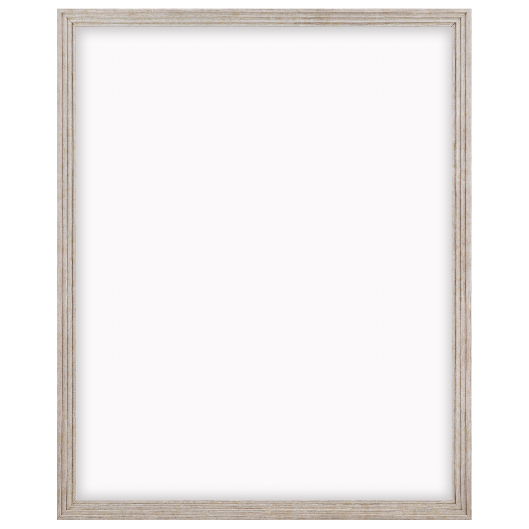 DÖRR Echtholz-Bilderrahmen Aurora in Beige mit breiter Rahmenleiste in Stufenoptik und Acrylscheibe