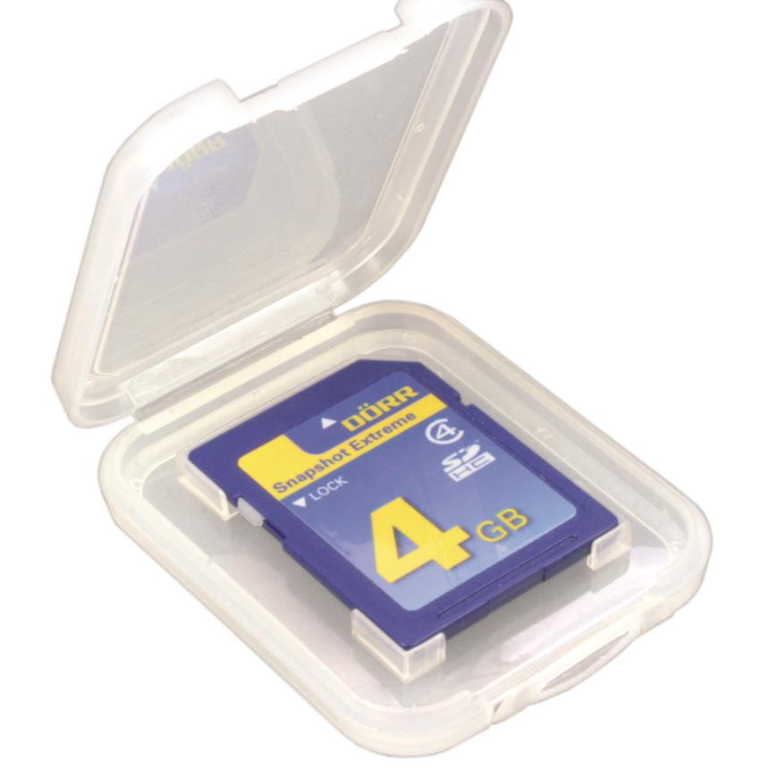 Aufbewahrungsbox aus Kunststoff für 1x SD Karte