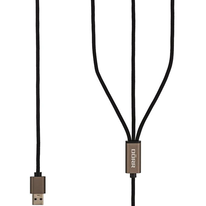USB Charging Cable 3-in-1 35 cm