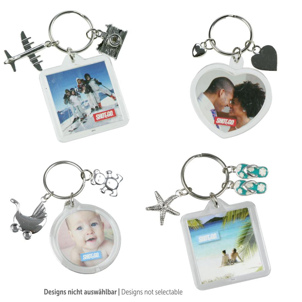 Photo Key Chain blue