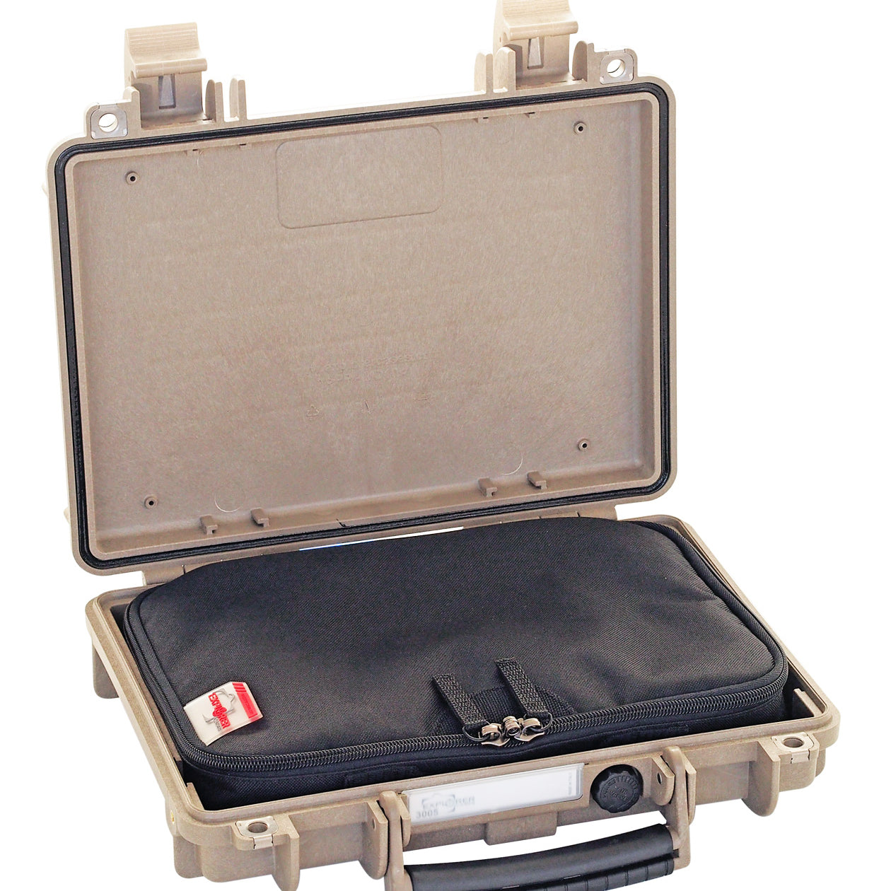 EXPLORER Cases protective case 3005 – Desert Sand / With pistol bag