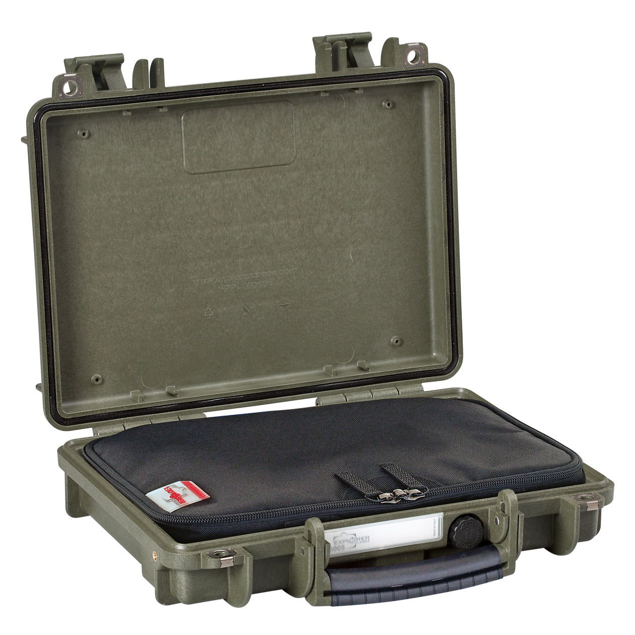 EXPLORER Cases protective case 3005 – Military Green / With pistol bag