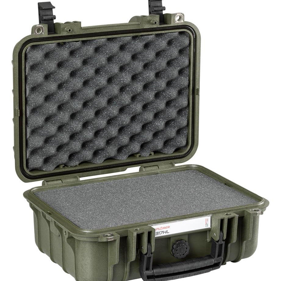 EXPLORER Cases protective case 3317 – Military Green / With pre-cubed foam / Heavenly Light