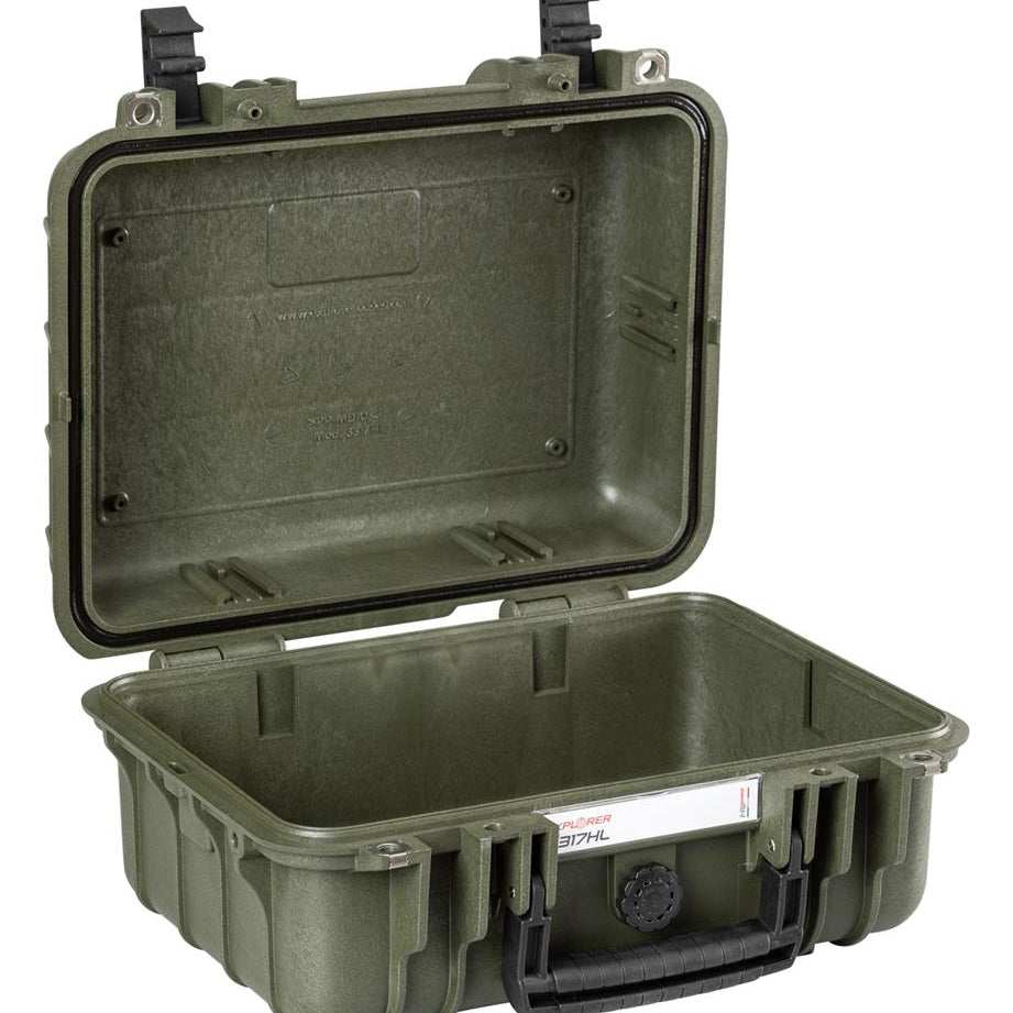 EXPLORER Cases protective case 3317 – Military Green / Empty Case / Heavenly Light