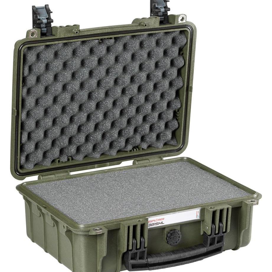 EXPLORER Cases protective case 3815 – Military Green / With pre-cubed foam