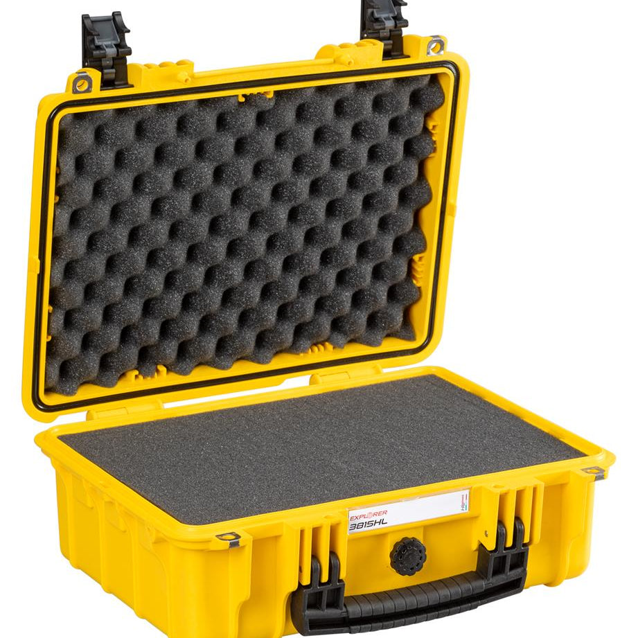 EXPLORER Cases protective case 3815 – Yellow / With pre-cubed foam