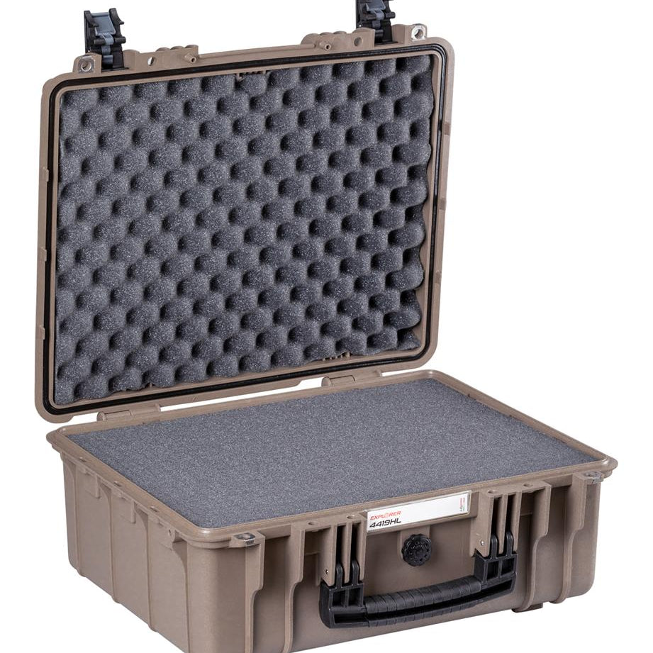 EXPLORER Cases protective case 4419 – Desert Sand / With pre-cubed foam / Heavenly Light