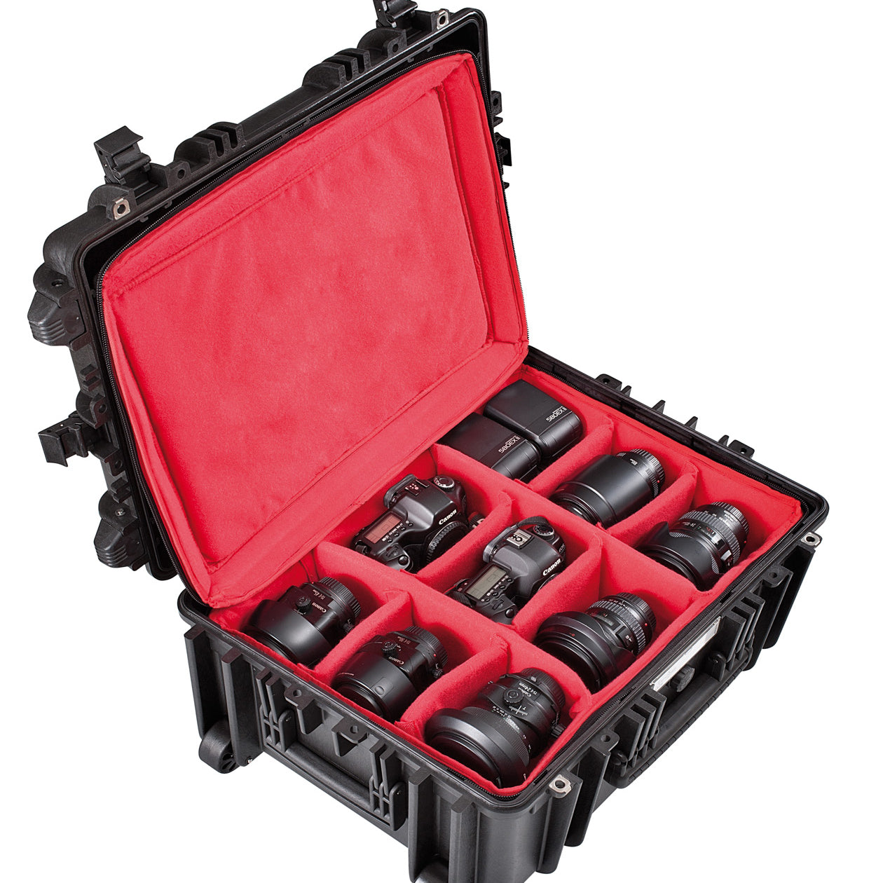 EXPLORER Cases protective case 5326 – Black / With backpack