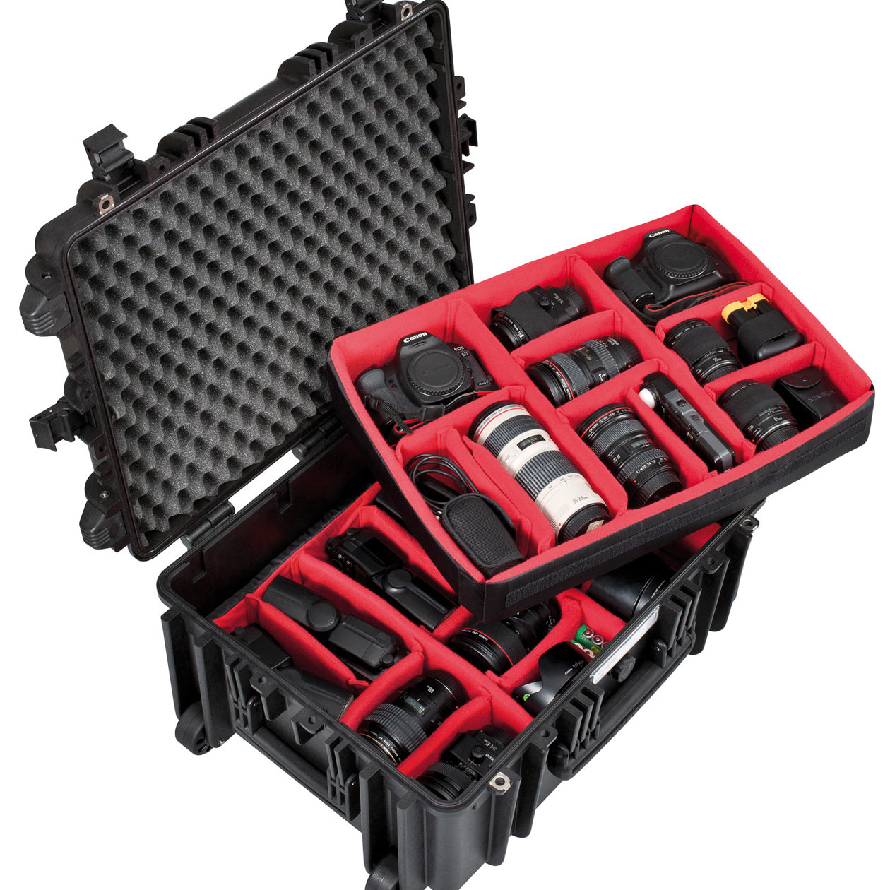 EXPLORER Cases protective case 5326 – Black / With divider kit