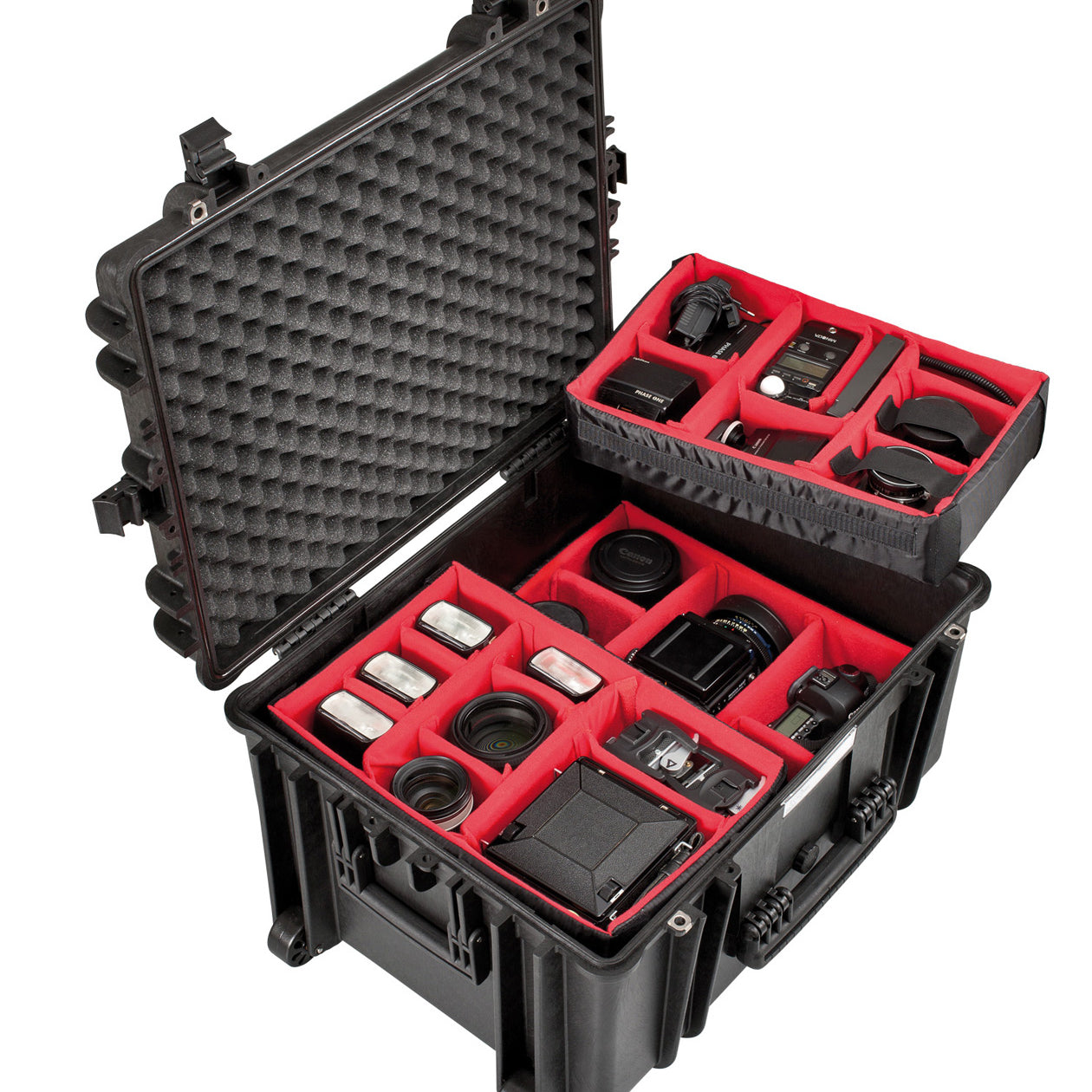 EXPLORER Cases protective case 5833 – Black / With divider kit