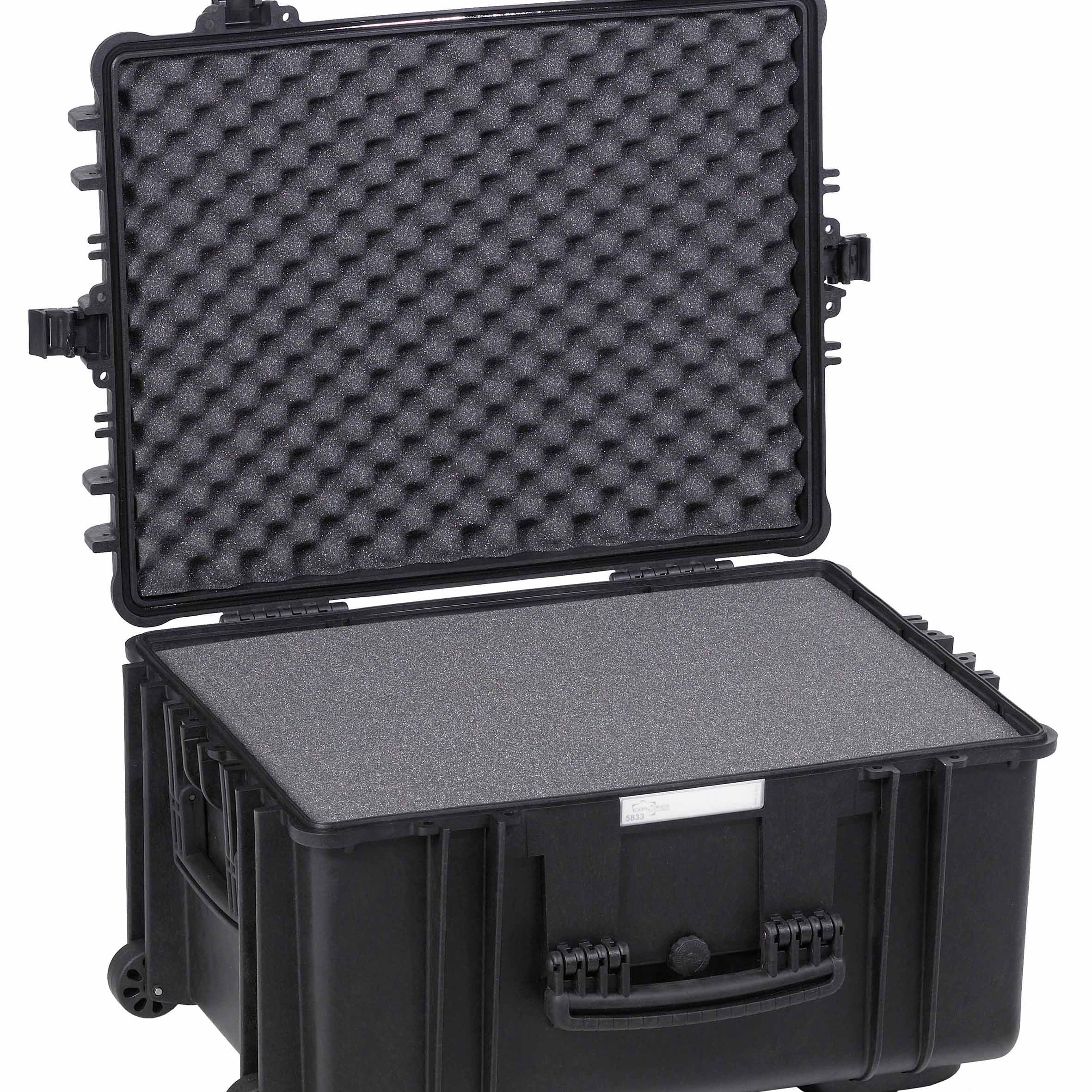 EXPLORER Cases protective case 5833 – Black / With pre-cubed foam