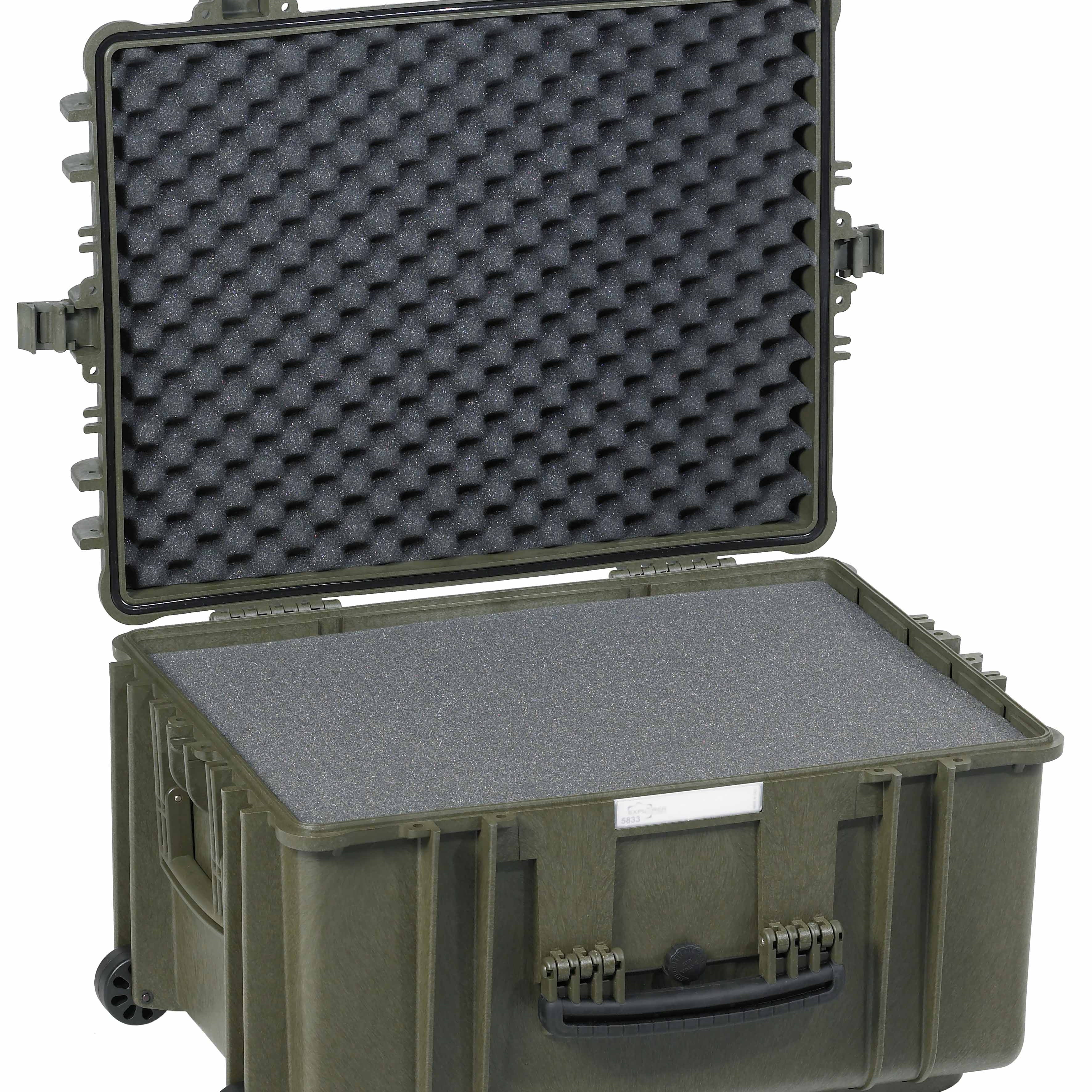EXPLORER Cases protective case 5833 – Military Green / With pre-cubed foam