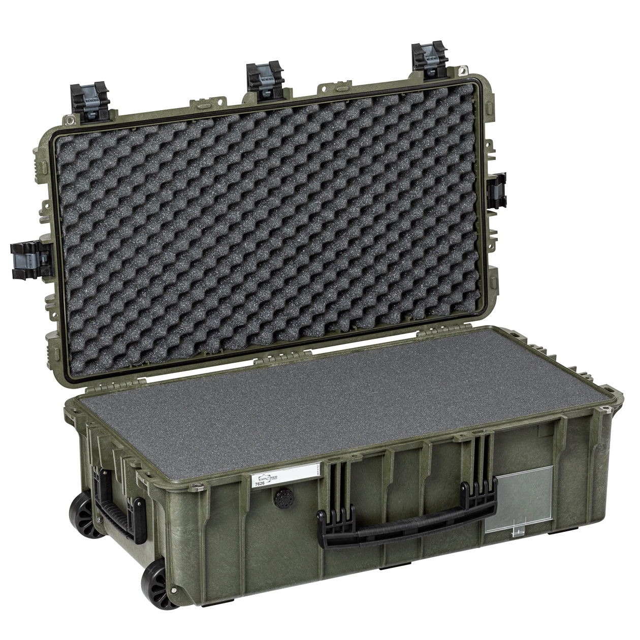 EXPLORER Cases protective case 7626 – Military Green / With pre-cubed foam