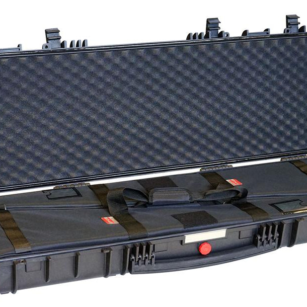 EXPLORER Cases Schutzkoffer RED11413 – Schwarz / Mit 2 Gewehrtaschen