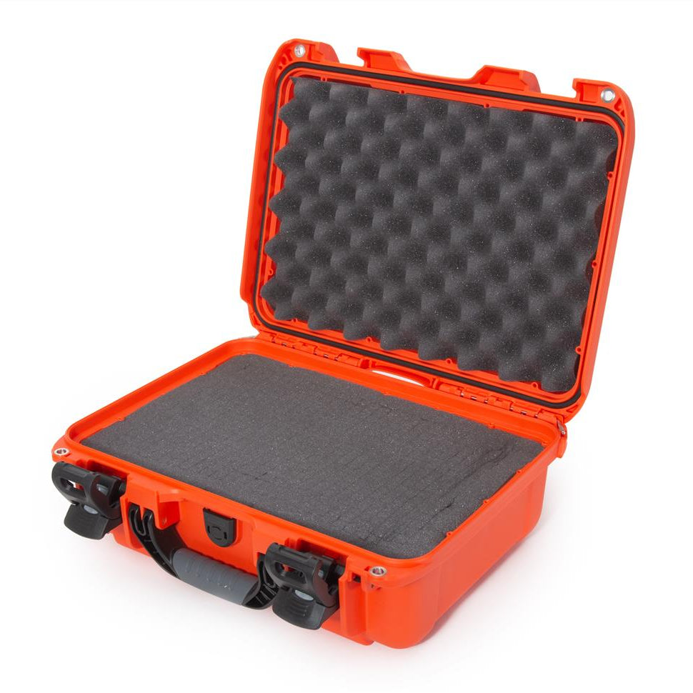 Koffer 381x267x157 mm Mod. 920 – Orange / Mit Würfelschaumstoff
