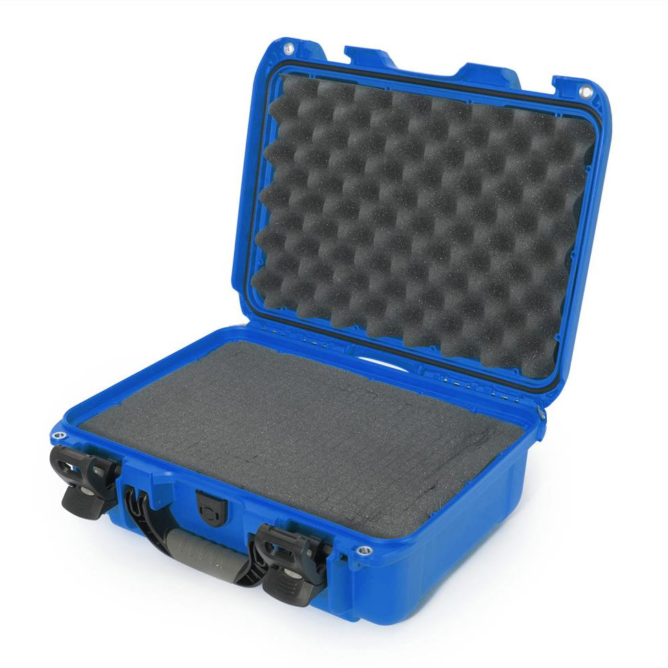 Koffer 381x267x157 mm Mod. 920 – Blau / Mit Würfelschaumstoff