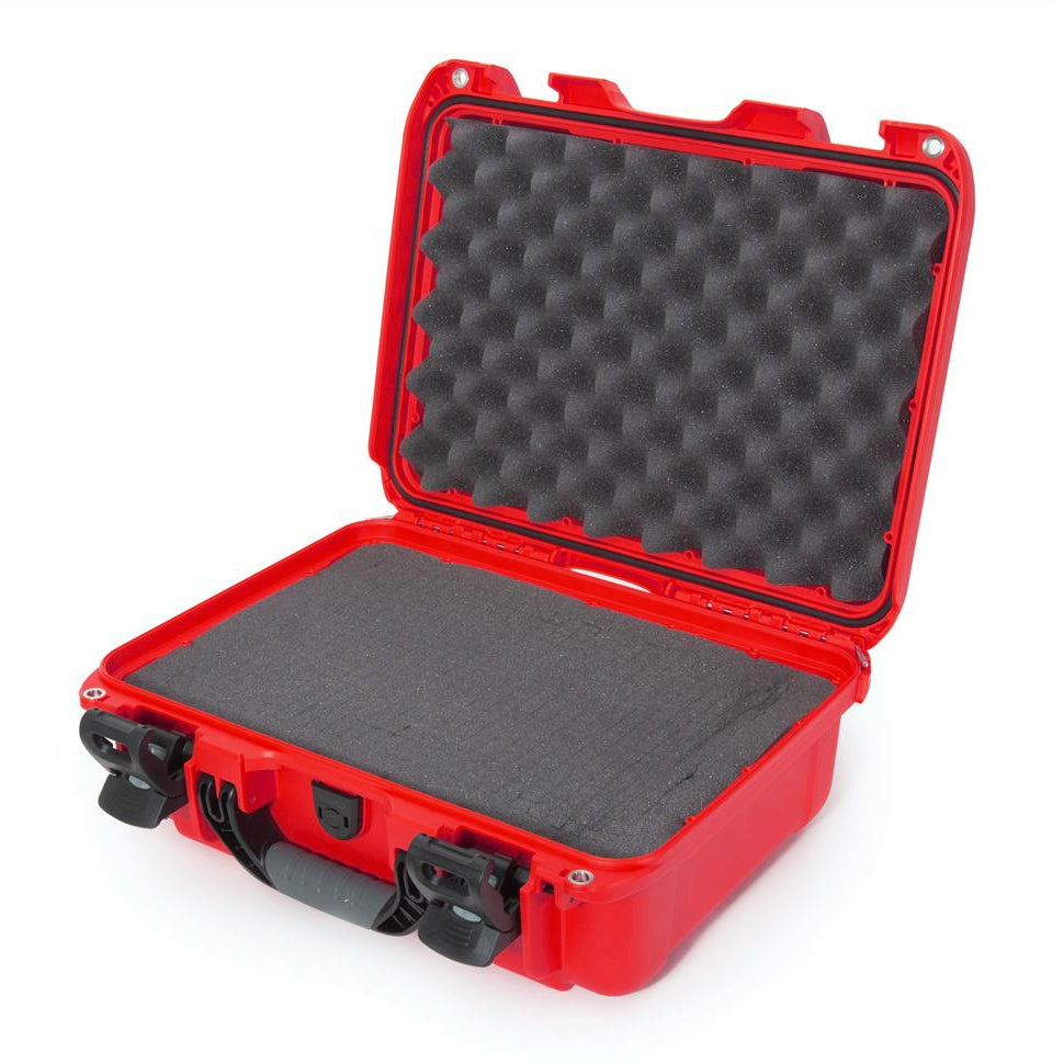 Koffer 381x267x157 mm Mod. 920 – Rot / Mit Würfelschaumstoff