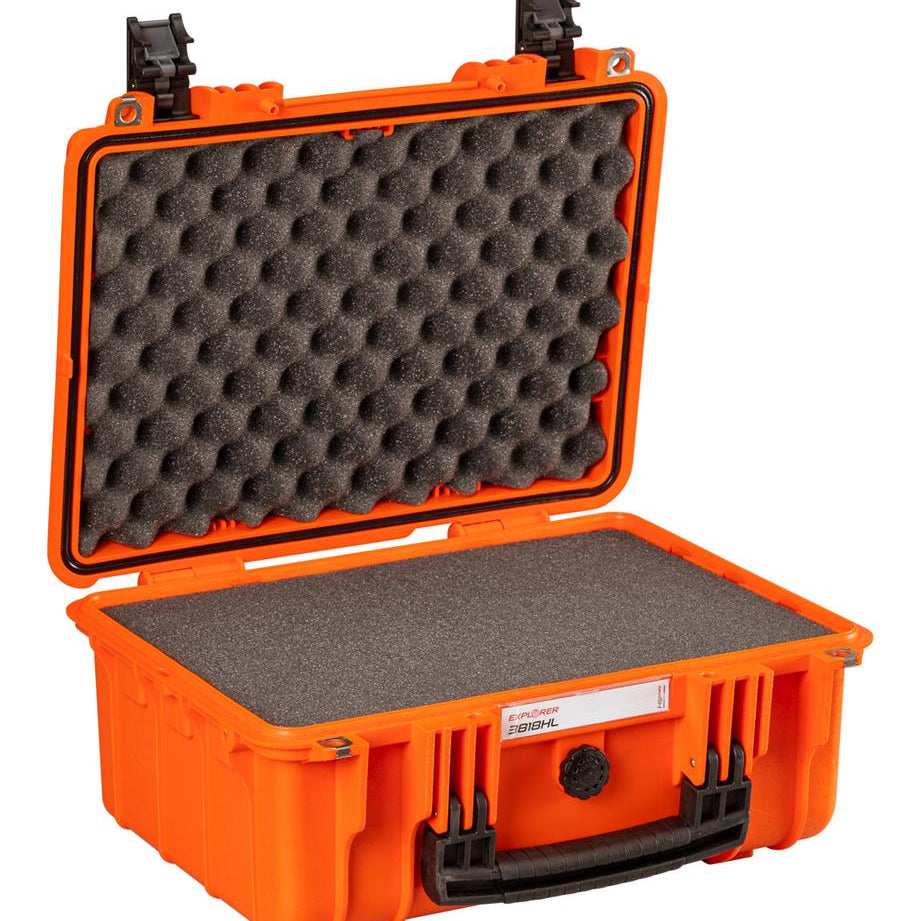 EXPLORER Cases protective case 3818 – Orange / With pre-cubed foam / Heavenly Light