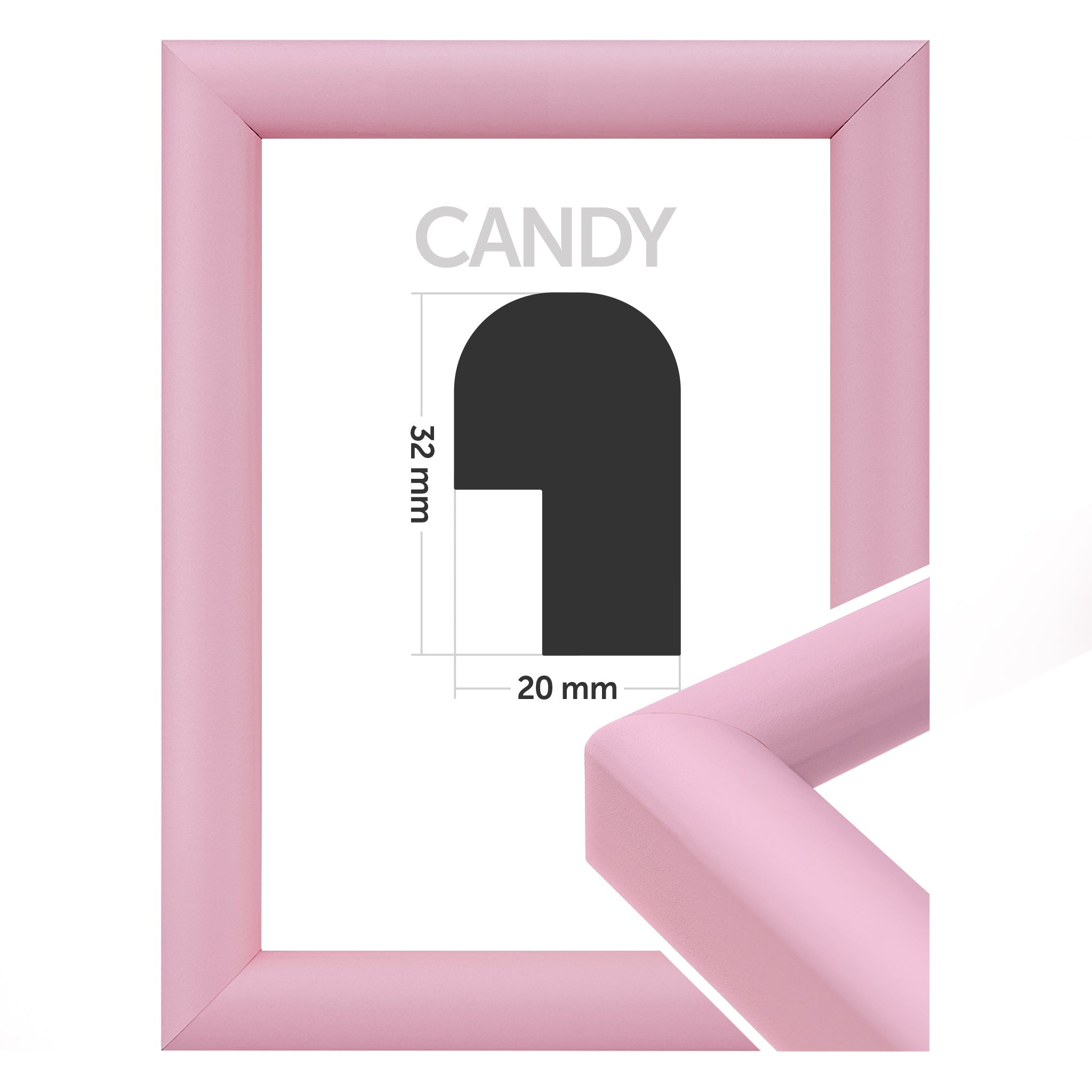 Candy Holzbilderrahmen