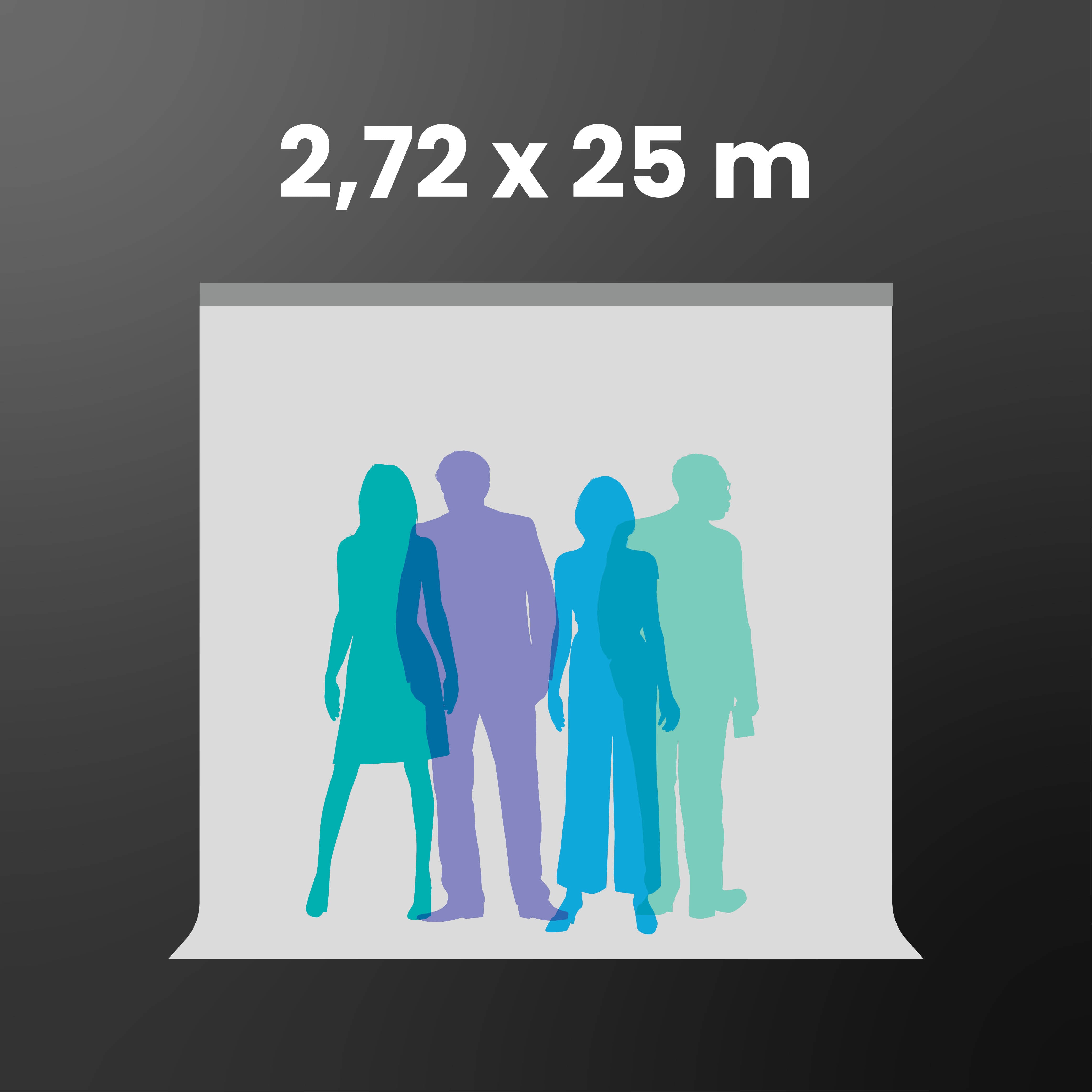 Papierhintergründe 2,72m x 25m