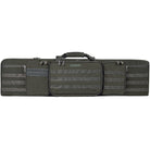 DÖRR ProTac Langwaffentasche oliv mit MOLLE-System und mehreren Außentaschen, taktische Gewehrtasche Frontansicht