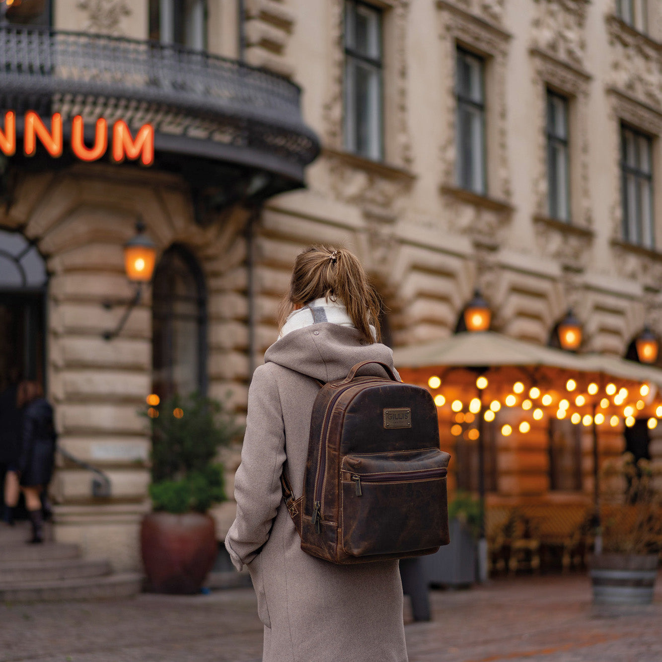 Leather backpack with photo insert | Gillis London – Dörr GmbH
