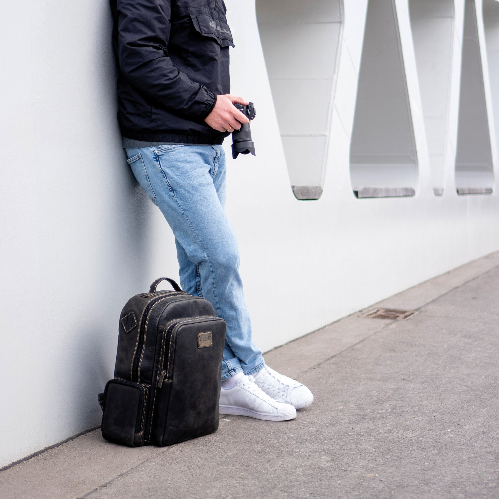 Leather rucksack with photo insert Dorr GmbH