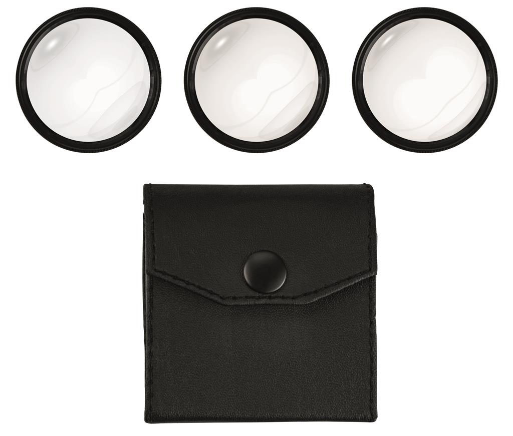 Macro Lens Kit +1/ +2/ +6 Diptria – 46mm