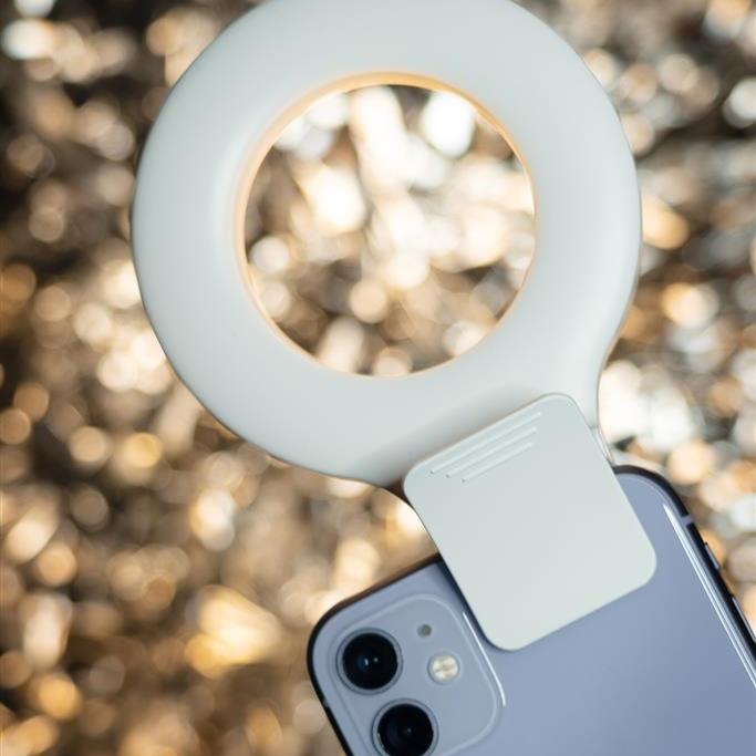Tyenaza 13-Zoll LED-Ringlicht Mit Telefonhalter & USB – Perfekt Für Selfies, Make-up, Streaming & Videocalls