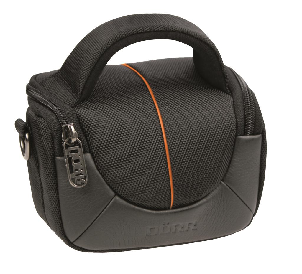 Fototasche Yuma – Schwarz-Orange / XS