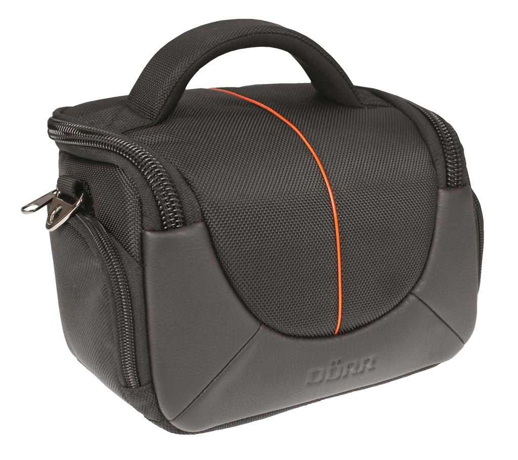 Fototasche Yuma für Systemkameras – Schwarz-Orange / 1