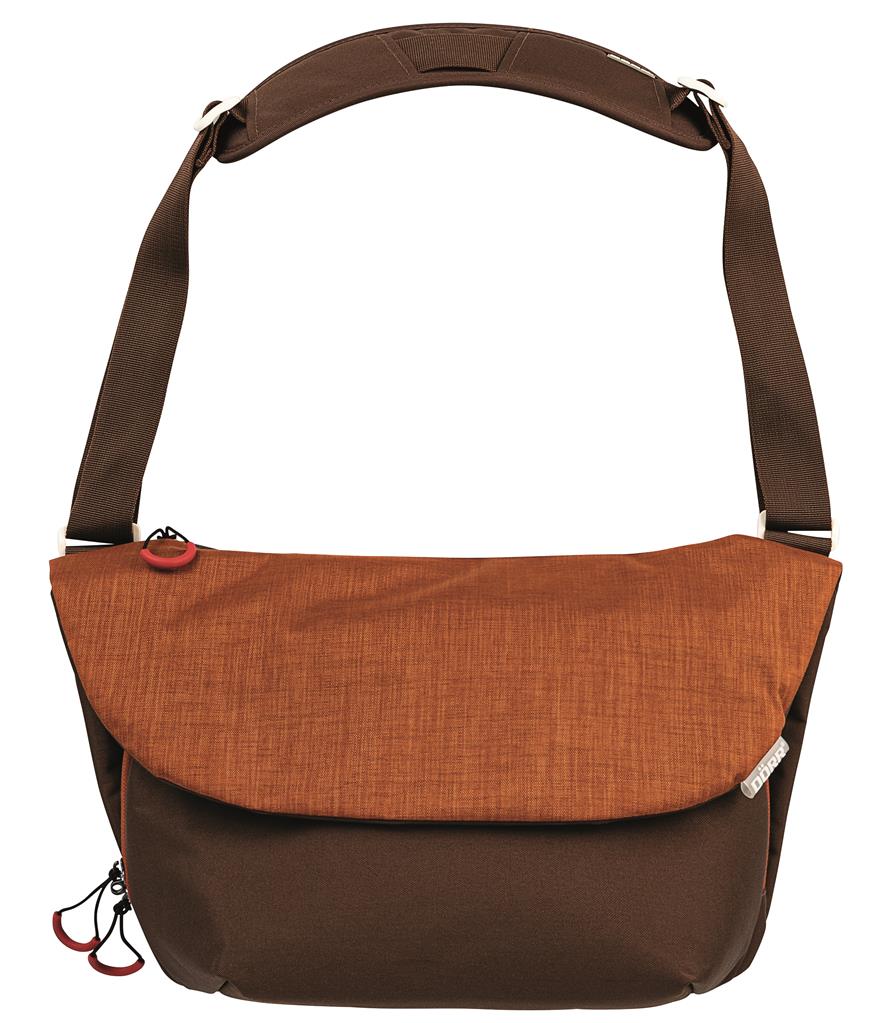 Fototasche Urban – Braun-Orange / L