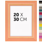 DÖRR Holz-Bilderrahmen Boho in Peach im Vintage-Stil, mit Bildformat 20x30 cm und Detailansicht der vierzehn Farbvarianten