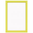 DÖRR Holz-Bilderrahmen Candy gelb mit halbrunder Leiste und Acrylscheibe