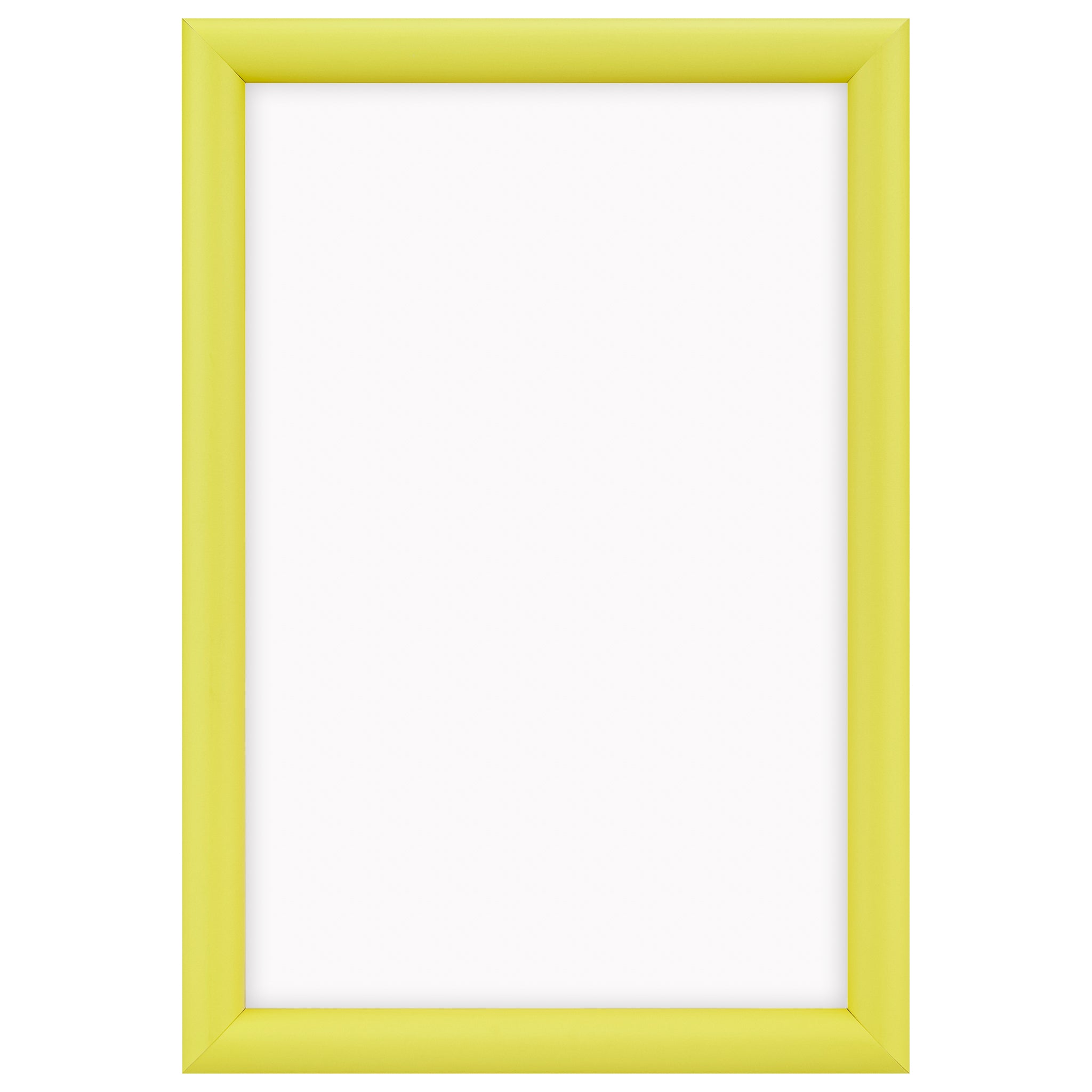 DÖRR Holz-Bilderrahmen Candy gelb mit halbrunder Leiste und Acrylscheibe