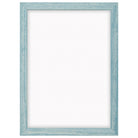 DÖRR Echtholz-Bilderrahmen Woody in Hellblau mit schmaler Rahmenleiste und Acrylscheibe