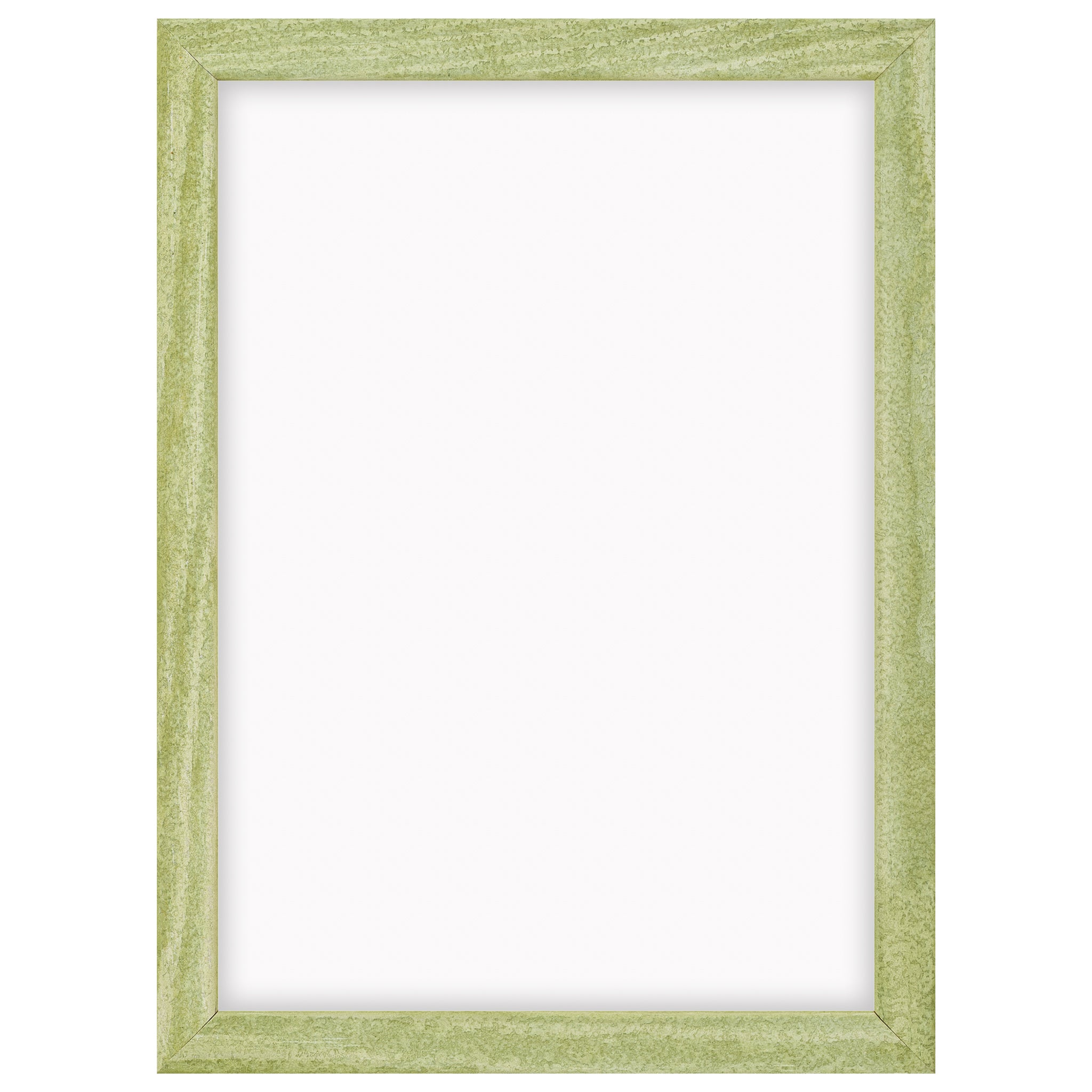DÖRR Echtholz-Bilderrahmen Woody in Grün mit schmaler Rahmenleiste und Acrylscheibe