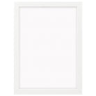 DÖRR Echtholz-Bilderrahmen Woody in Weiß mit schmaler Rahmenleiste und Acrylscheibe