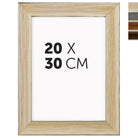 DÖRR Echtholz-Bilderrahmen Aristo créme 20x30 cm mit Goldkante und Übersicht der vier Farbvarianten