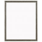 DÖRR Echtholz-Bilderrahmen Aristo in Grau mit breiter Leiste, goldener Innen- und Außenkante und Acrylscheibe, frontal