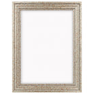 DÖRR Echtholz-Bilderrahmen Aurora in Antik-Silber mit breiter Rahmenleiste in Stufenoptik und Acrylscheibe