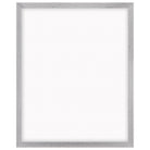 DÖRR Echtholz-Bilderrahmen Aurora in Silber mit breiter Rahmenleiste in Stufenoptik und Acrylscheibe