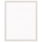 DÖRR Echtholz-Bilderrahmen Aurora in Weiß mit breiter Rahmenleiste in Stufenoptik und Acrylscheibe