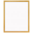 DÖRR Echtholz-Bilderrahmen Aurora in Gold mit breiter Rahmenleiste in Stufenoptik und Acrylscheibe