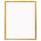 DÖRR Echtholz-Bilderrahmen Aurora in Antik-Gold mit breiter Rahmenleiste in Stufenoptik und Acrylscheibe