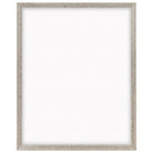 DÖRR Echtholz-Bilderrahmen Aurora in Antik-Silber mit breiter Rahmenleiste in Stufenoptik und Acrylscheibe