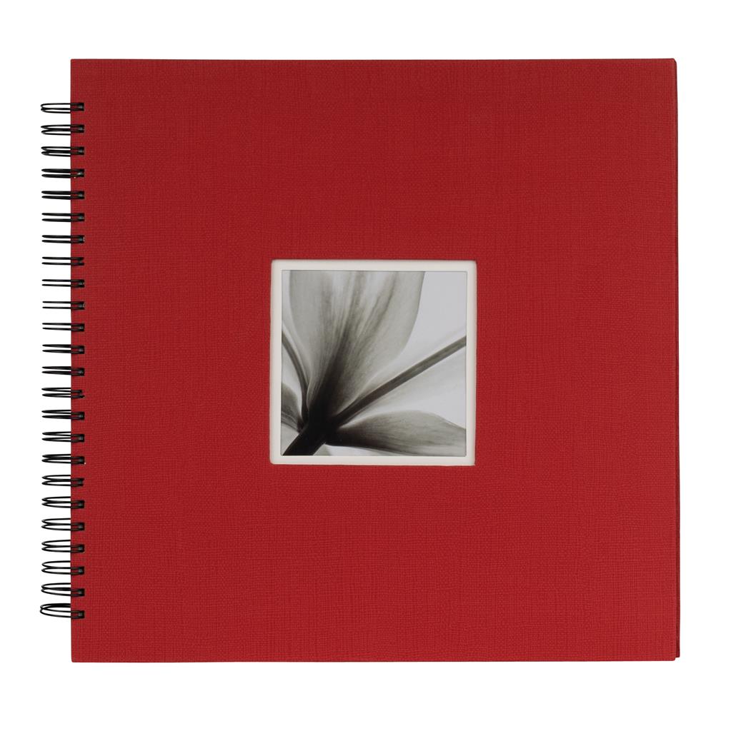 Spiral Album UniTex 34x34 cm – Red